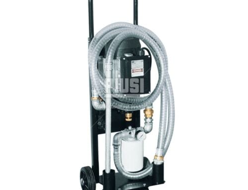 Маслораздаточный комплекс на тележке 220В Piusi Depuroil M 230/50 25л/мин с насосом VISCOMAT 70М 00050300A Италия