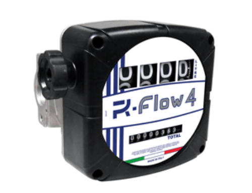 Механический счетчик расходомер для дизельного топлива R FLOW 3C ( 20-120л/мин ) Adam Pumps Италия